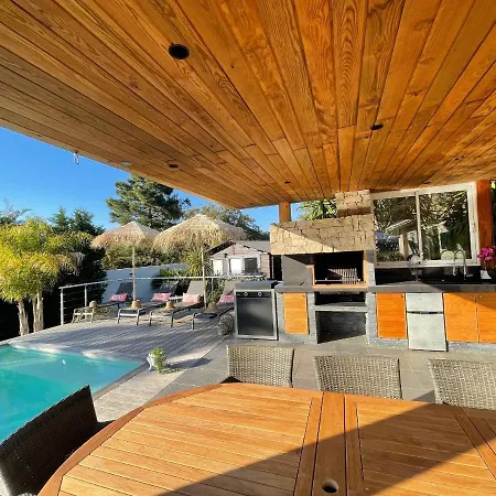 Villa Casa Baggia, Proche Plage, Piscine A Debordement Chauffee, Pool House *