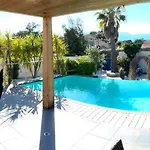 Villa Casa Baggia, Proche Plage, Piscine A Debordement Chauffee, Pool House