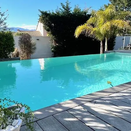 Casa Baggia, Proche Plage, Piscine A Debordement Chauffee, Pool House 别墅 维琪奥港