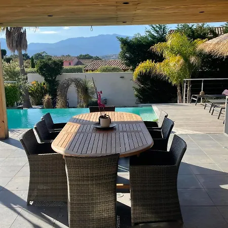 Casa Baggia, Proche Plage, Piscine A Debordement Chauffee, Pool House * بورتو فيكشْيو